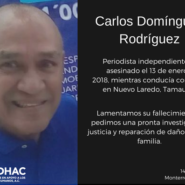 ASESINATO DEL PERIODISTA CARLOS DOMÍNGUEZ