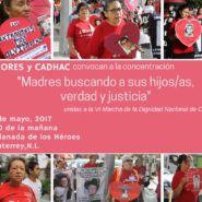 CADHAC y AMORES INVITAN A CONCENTRACIÓN POR EL 10DEMAYO