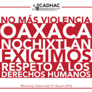 Desde CADHAC nos solidarizamos con OAXACA