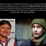 Justicia para Bety Cariño y Jyri Jaakkola