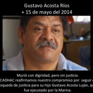 Nuestra solidaridad con la familia Acosta