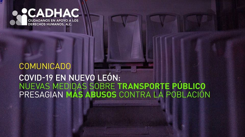 En Nuevo León: nuevas medidas sobre transporte público presagian más abusos contra la población