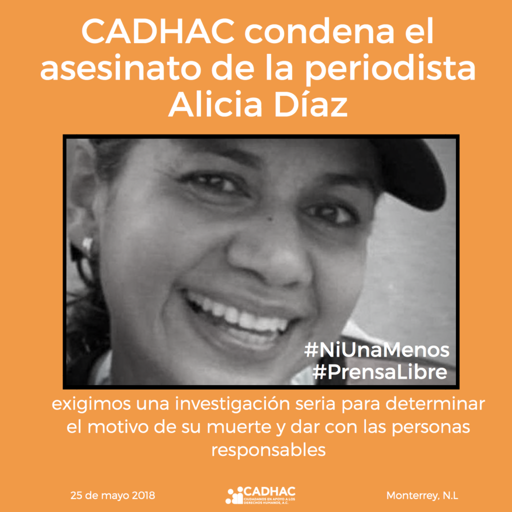 Asesinato de la Periodista Alicia Díaz