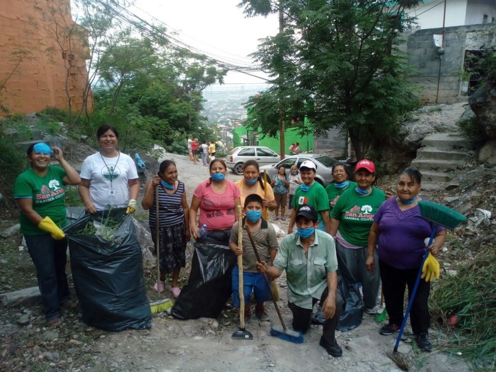 Campaña de limpieza en San Ángel Sur