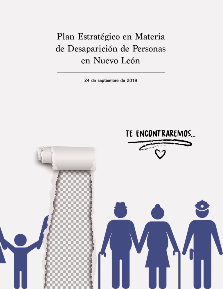 Presentación del Plan Estratégico en Materia de Desaparición de Personas en Nuevo León