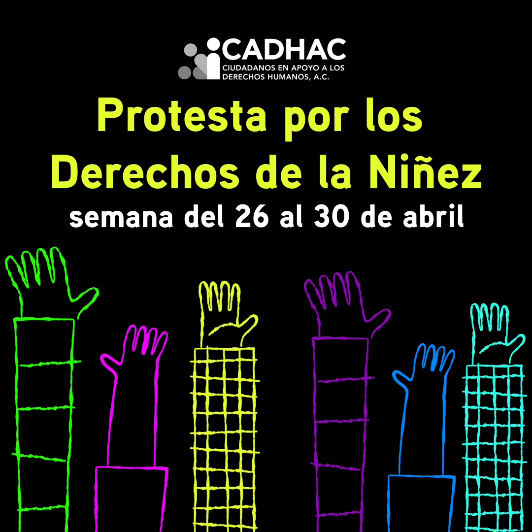 Protesta por los derechos de la niñez