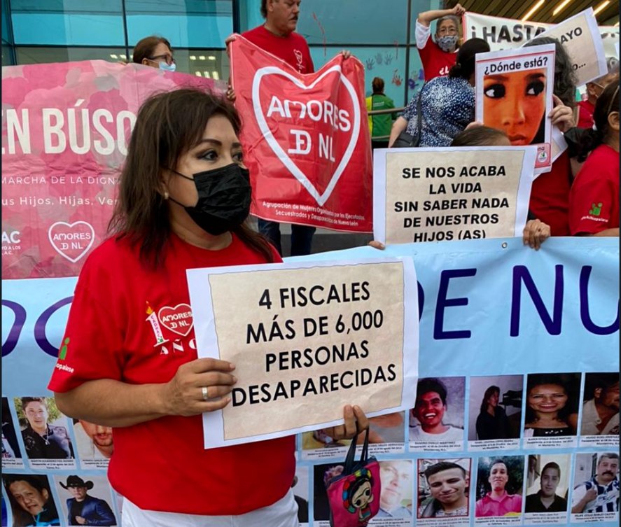 Protestan Madres que buscan a sus hijas e hijos desaparecidos