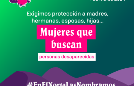 Buscar no debe costar la vida ¡Hasta encontrarles!