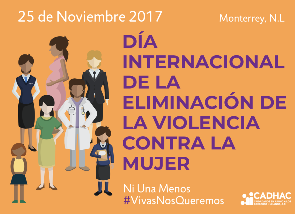 DÍA INTERNACIONAL DE LA ELIMINACIÓN DE LA VIOLENCIA CONTRA LA MUJER 