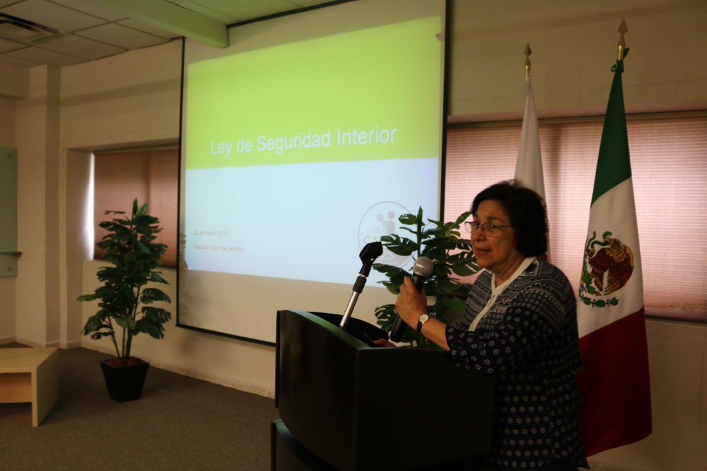 DIRECTORA DE CADHAC DA CONFERENCIA DE LSI