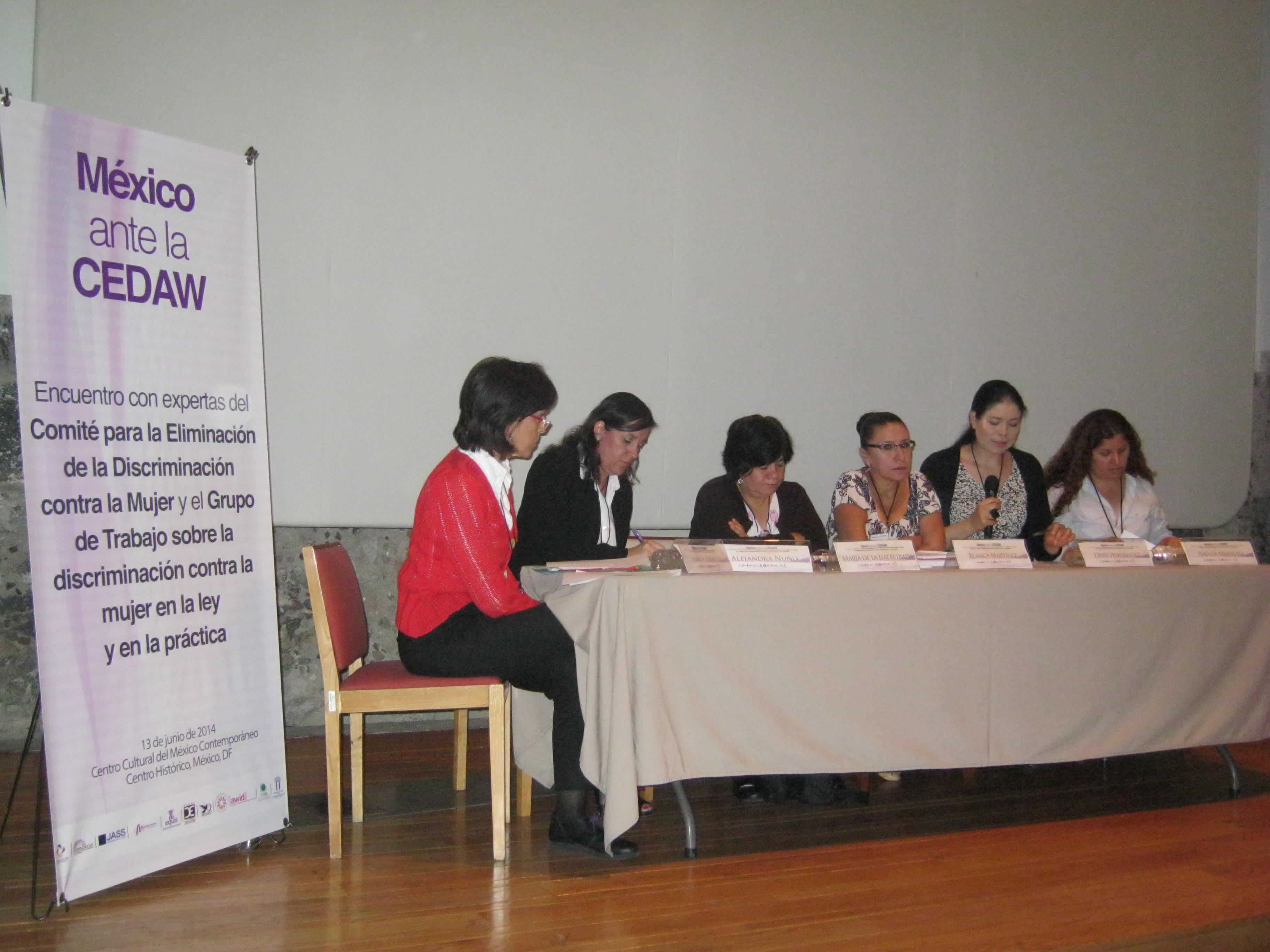 Participa CADHAC en el Encuentro con expertas del Comité CEDAW