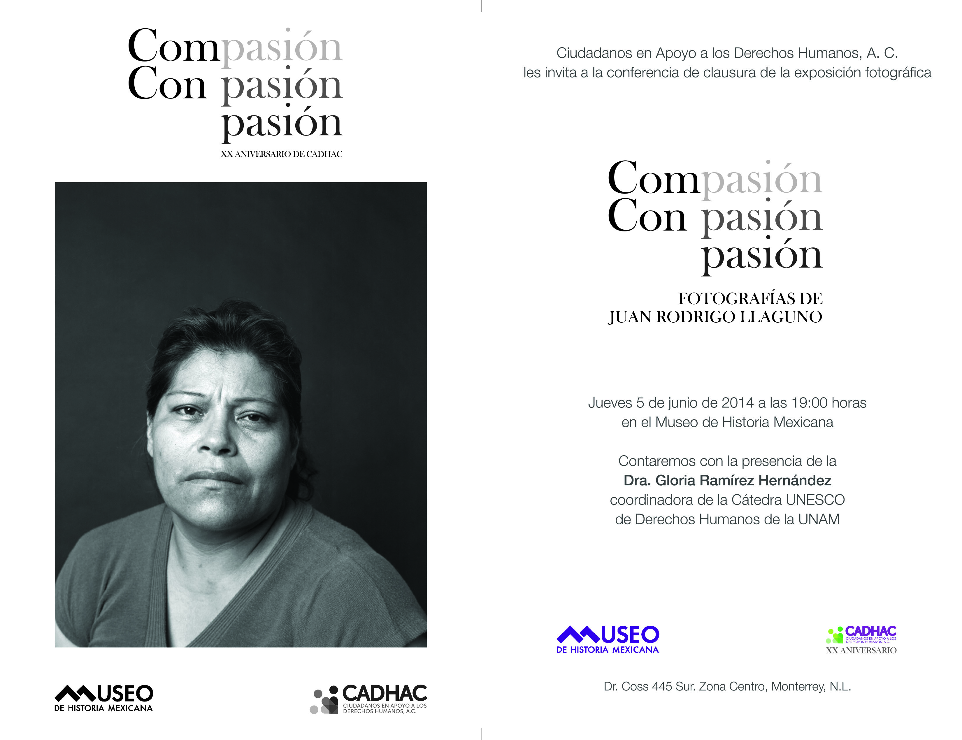 Te invitamos a la clausura de «Compasión, Con Pasión, Pasión»